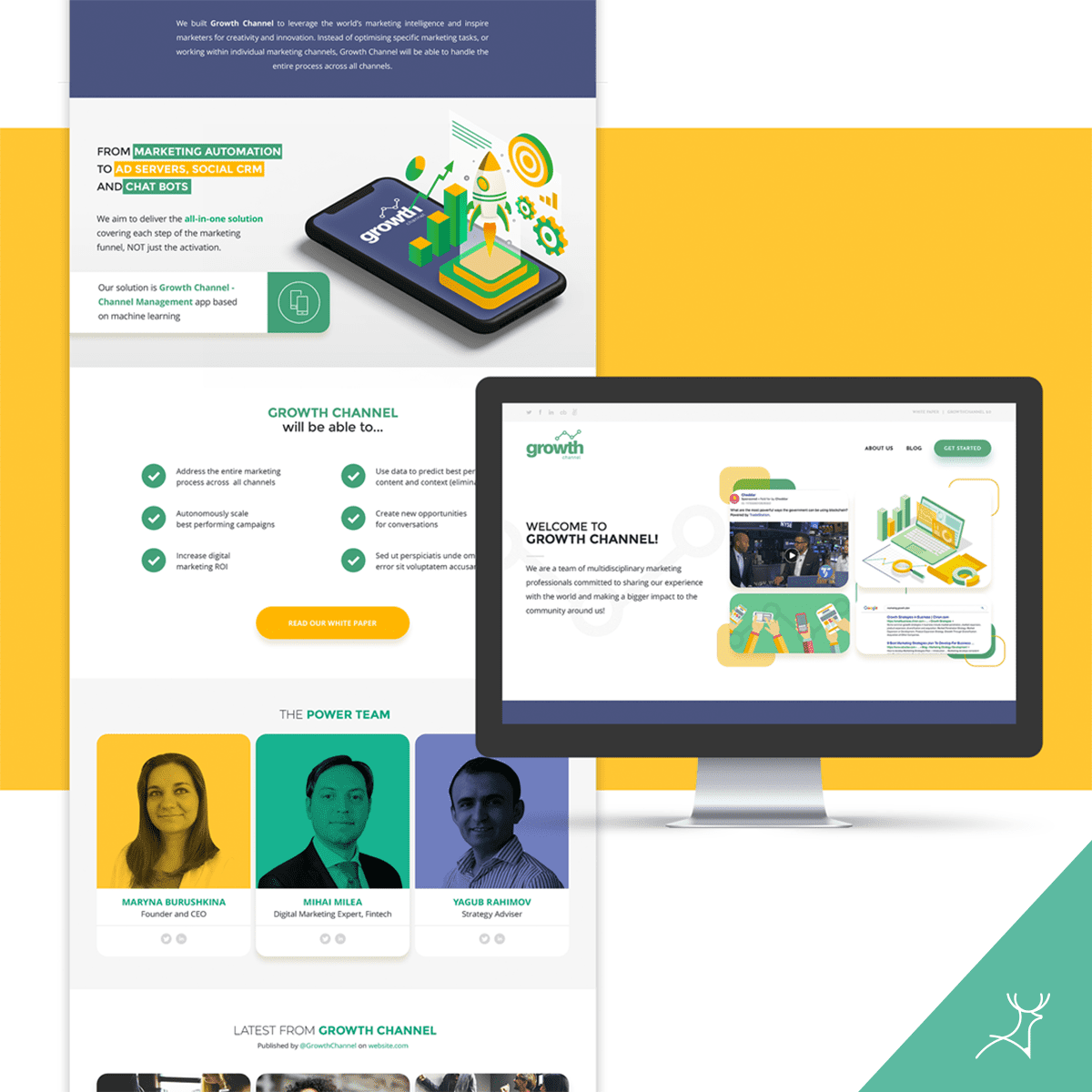 A visual collection of responsive website layouts